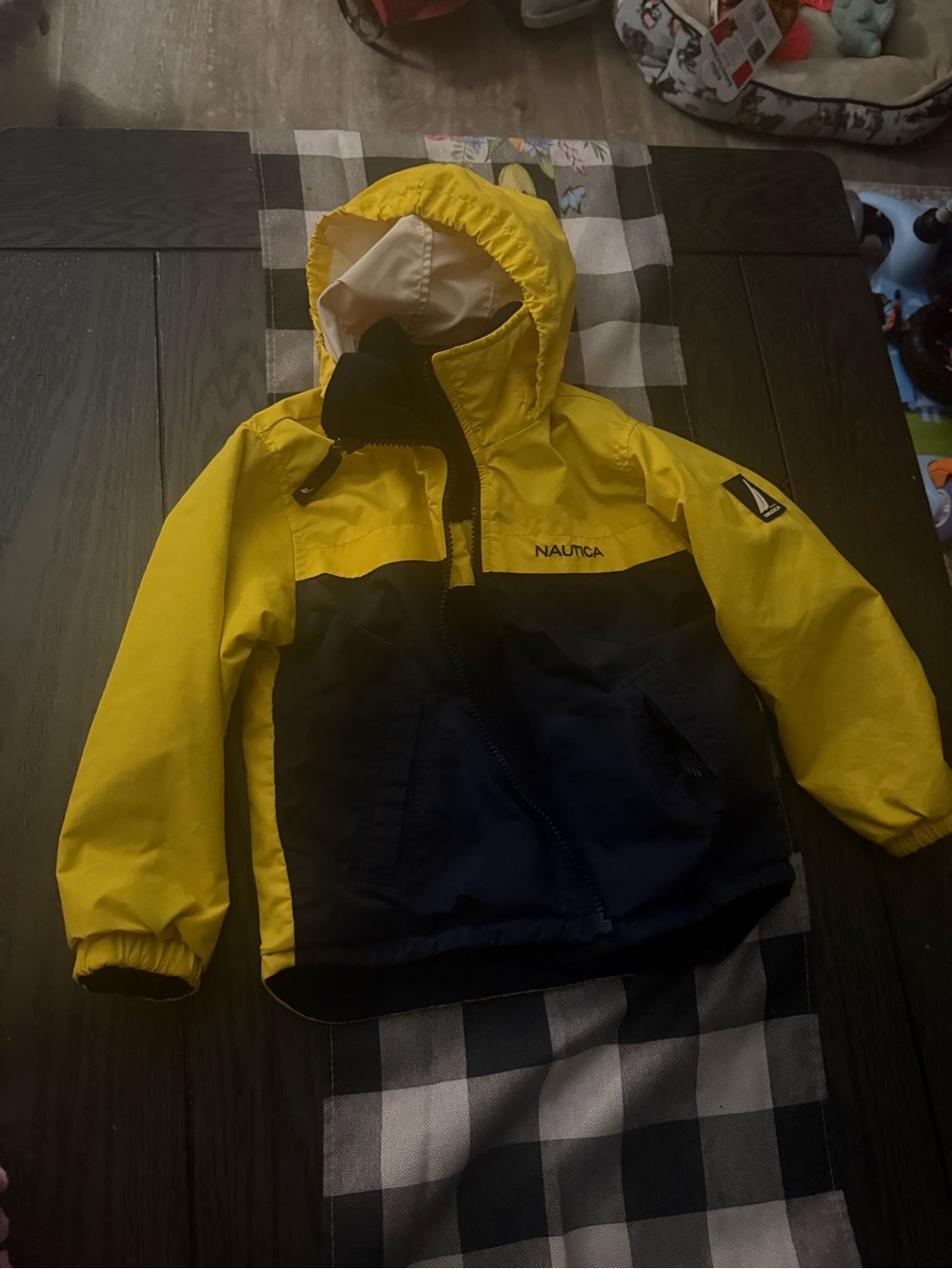 Boys 4t Nautica Reversible Coat VGC